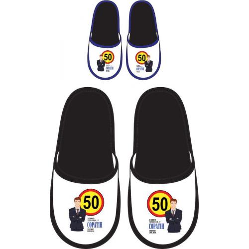 Hišni copati ~ šaljivi, moški, za 50. let