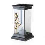 Solarna sveča vrtnica ~ zlata