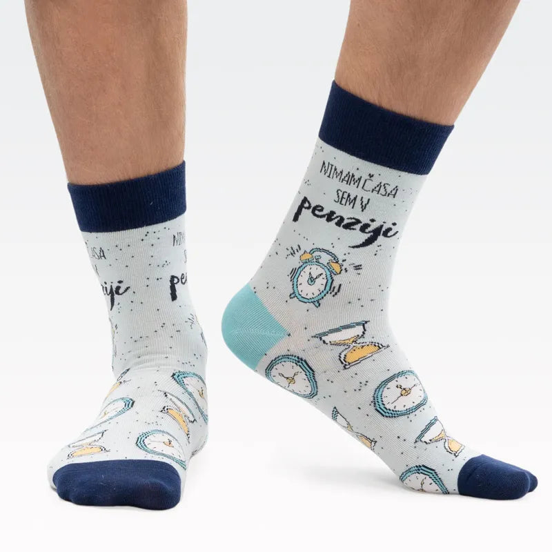 Nogavice, moške - Nimam časa sem v penziji