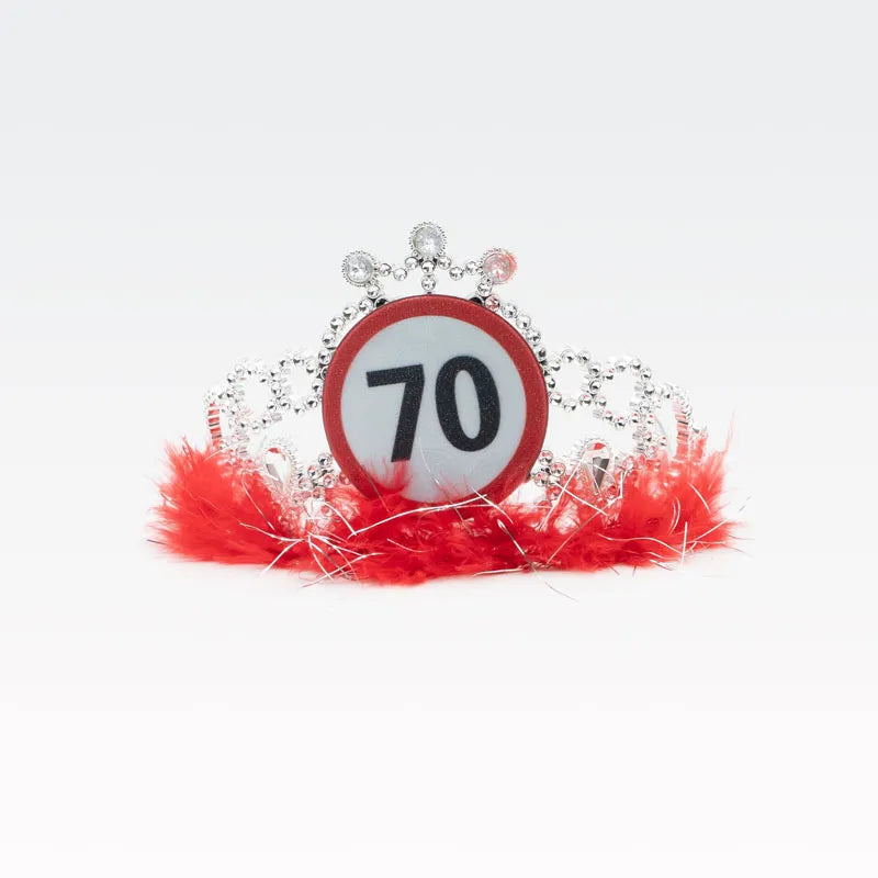Tiara s številko za 70.let