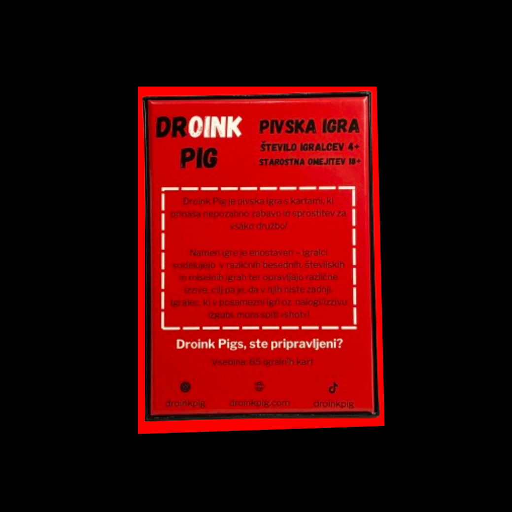 Igra s kartami Droink Pig
