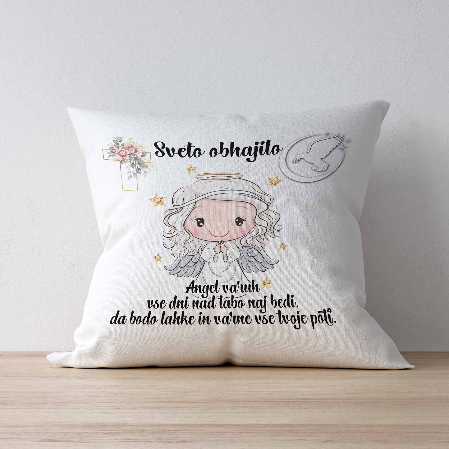 Blazina s posvetilom za sveto obhajilo za deklico