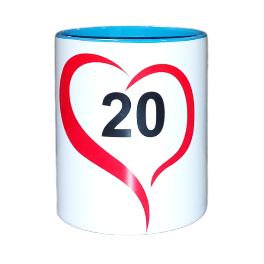 Keramični lonček za 20.let
