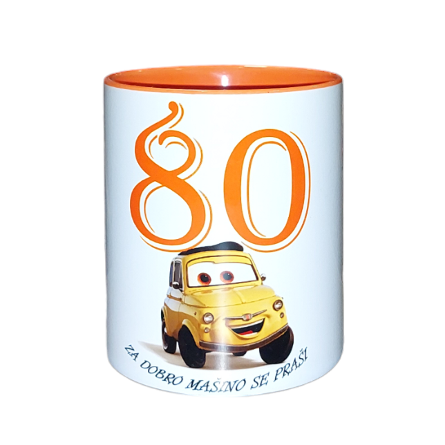 Keramični lonček za 80.let