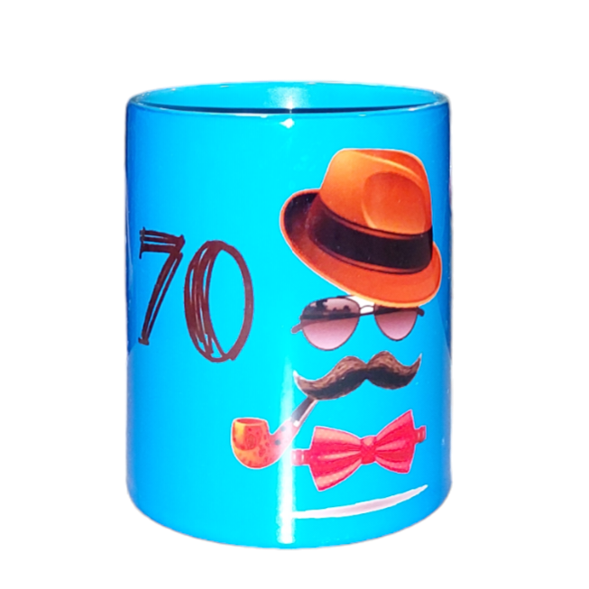 Keramični lonček za 70.let