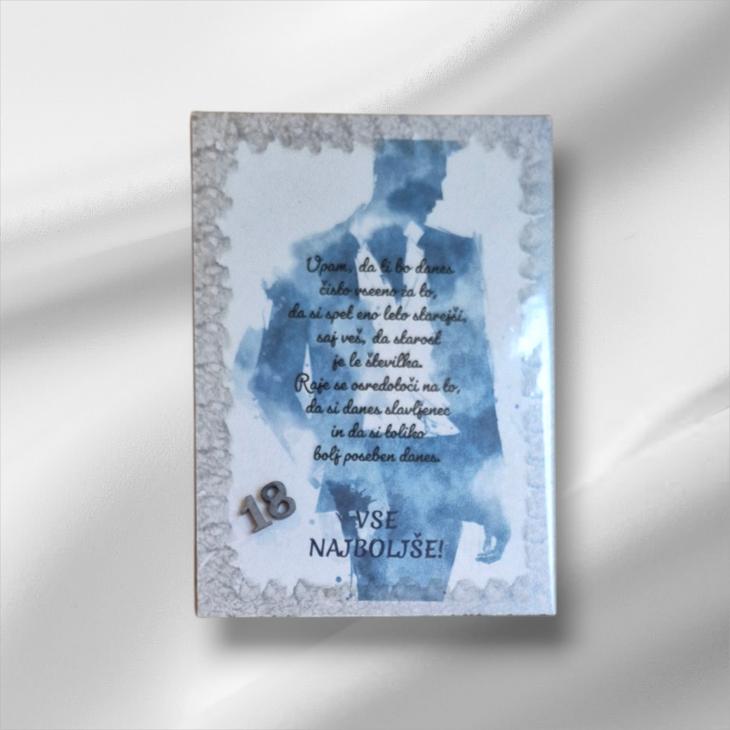 Voščilo na lesu za 18.let