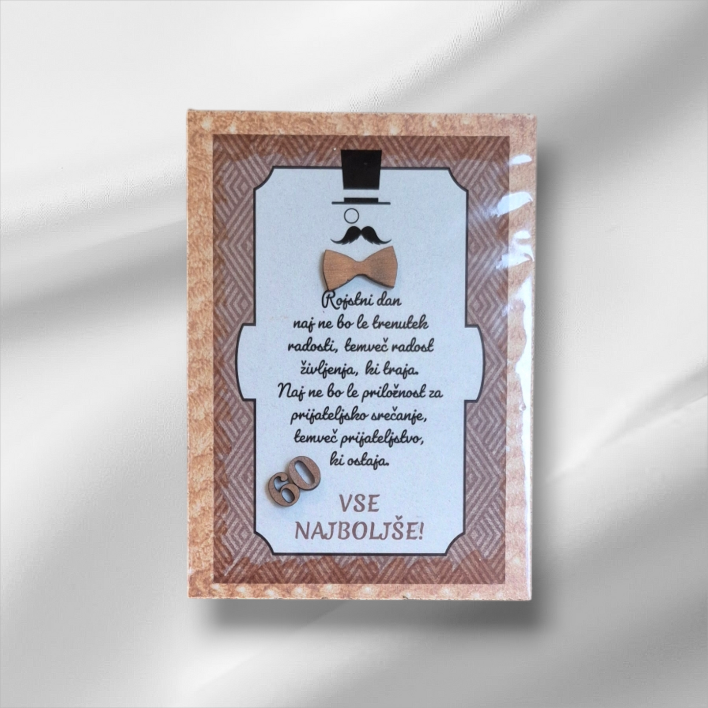 Voščilo na lesu za 60.let