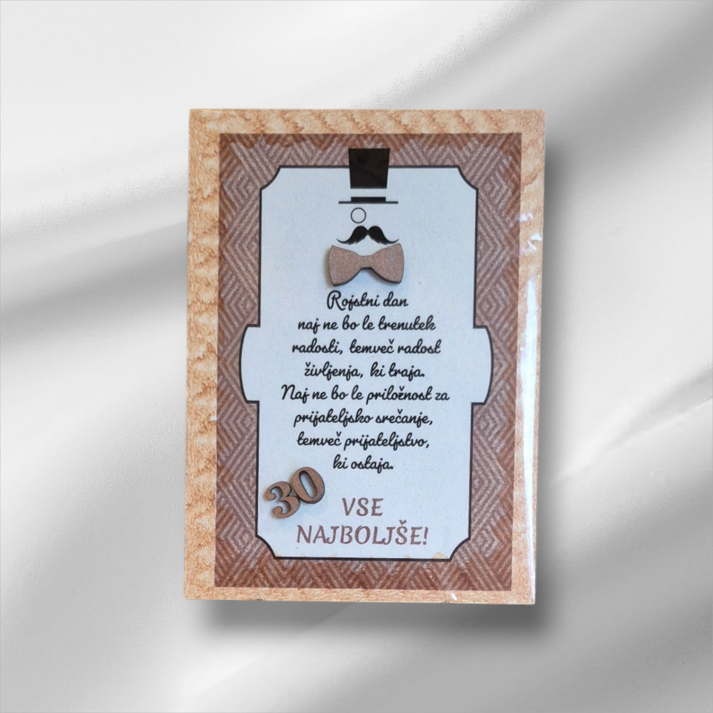 Voščilo na lesu za 30.let