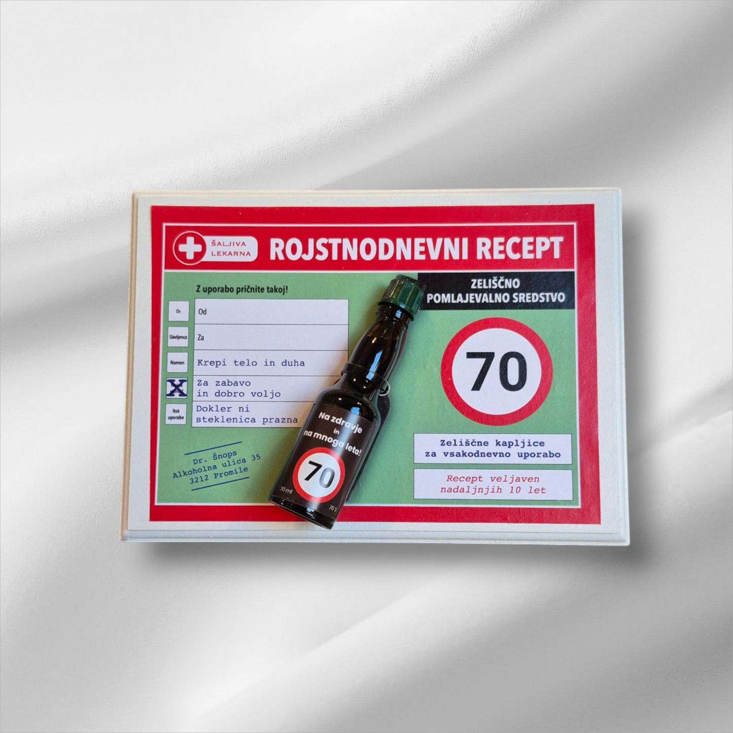 Šaljivi recept za 70.rojstni dan