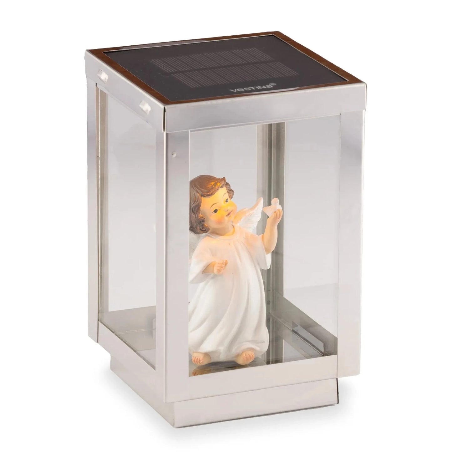 Solarna lanterna ~ beli angel