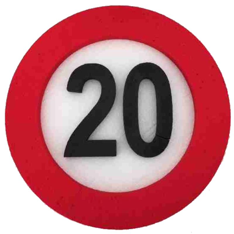 Prometni znak, številka 20