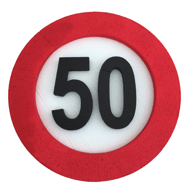 Prometni znak, številka 50