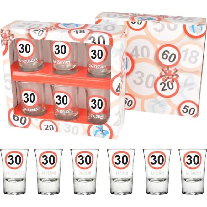 Kozarci za žganje za 30. let