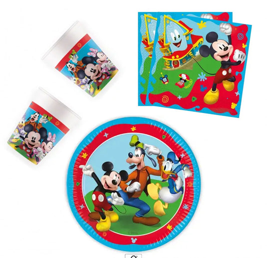 Mickey Mouse namizni set za 8 otrok