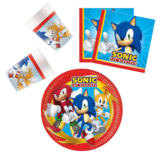 Ježek Sonic namizni set za 8 otrok