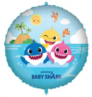 Balon folija, Baby Shark, 46 cm