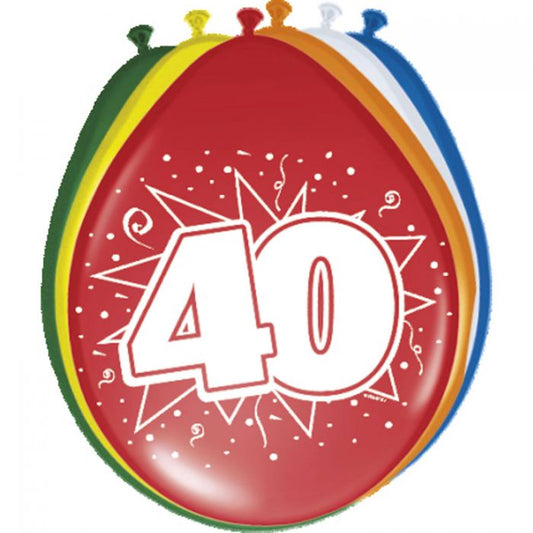 Barvni baloni lateks, številka 40