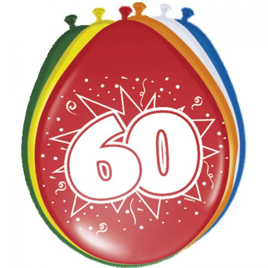 Barvni baloni lateks, številka 60