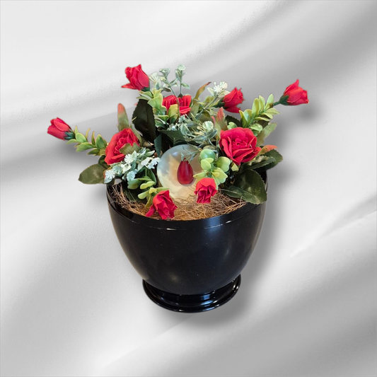 Elektronski nagrobni aranžma s posvetilom